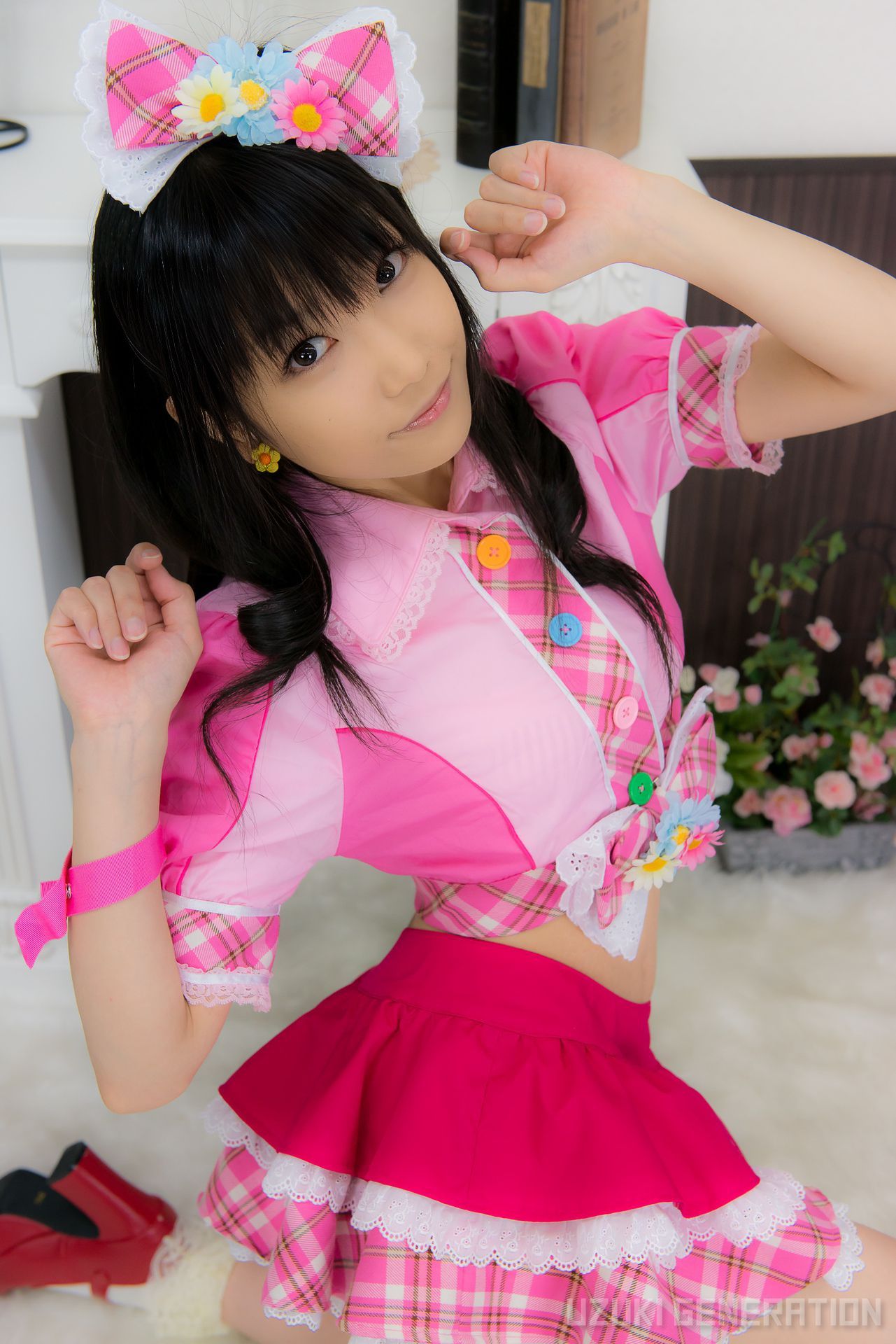 lenfried - UZUKI GENERATION 粉色短裙